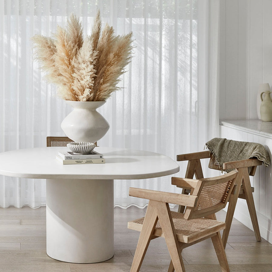 Designer Pampas Grass, Table Arrangement - Medium Vase