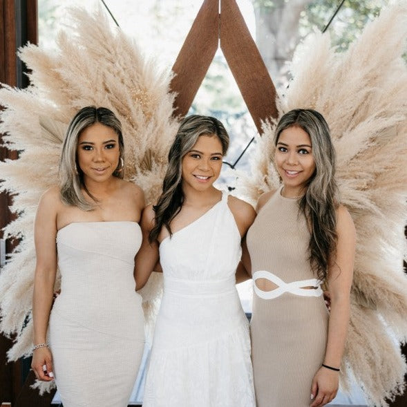 Pampas Angel Wings - On Arch